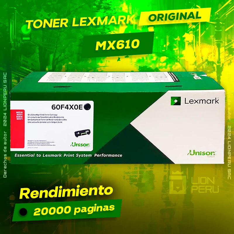Toner LexMark MX610 Laser Cartridge Original Negro, ofrece un rendimiento de Calidad a un super Precio, ingresa y consigue el tuyo… ¡¡YA!!