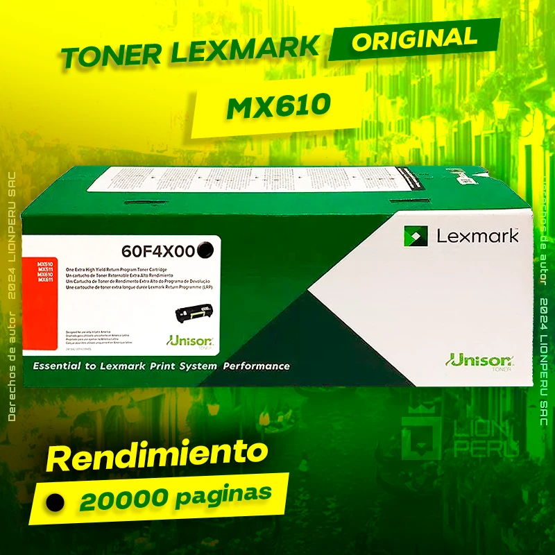 Toner LexMark MX610 Laser Cartridge Original Negro, ofrece un rendimiento de Calidad a un super Precio, ingresa y consigue el tuyo… ¡¡YA!!