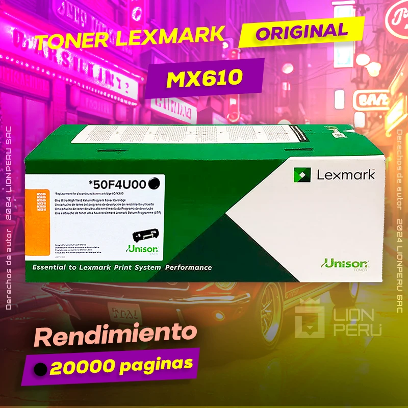Toner LexMark MX610 Laser Cartridge Original Negro, ofrece un rendimiento de Calidad a un super Precio, ingresa y consigue el tuyo… ¡¡YA!!