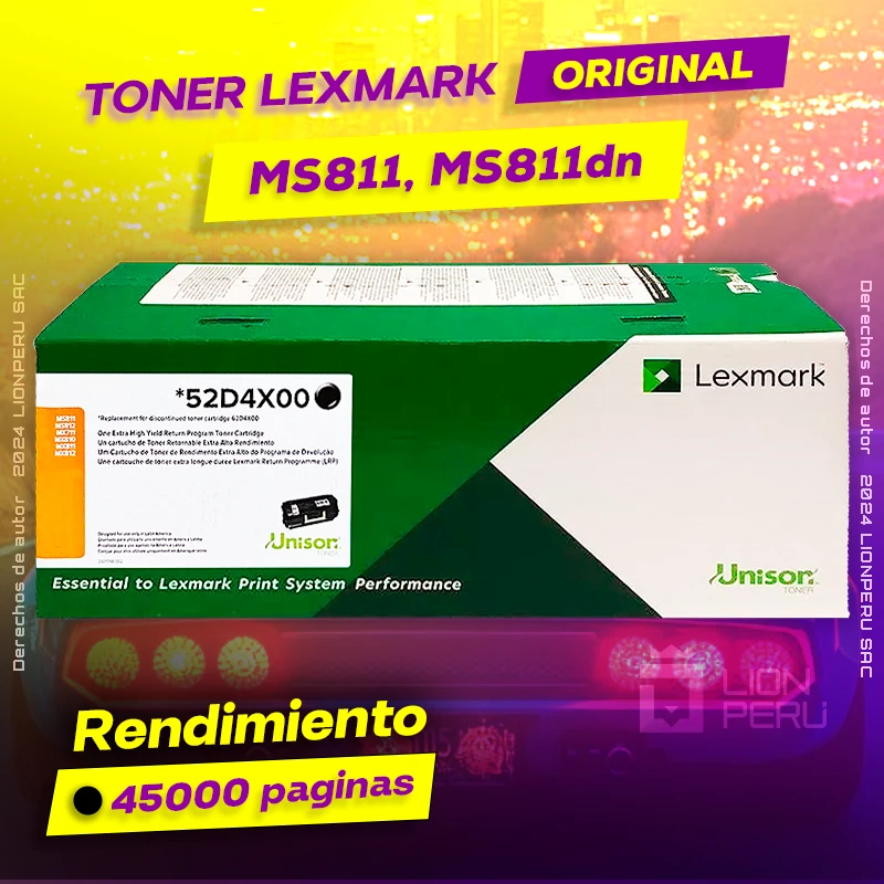 Toner LexMark MS811, MS811dn Cartridge Original Negro, ofrece un rendimiento de Calidad a un super Precio, ingresa y consigue el tuyo… ¡¡YA!!