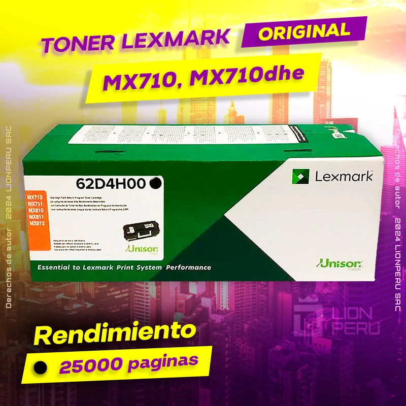 Toner LexMark MX710, MX710dhe Cartridge Original Negro, ofrece un rendimiento de Calidad a un super Precio, ingresa y consigue el tuyo… ¡¡YA!!