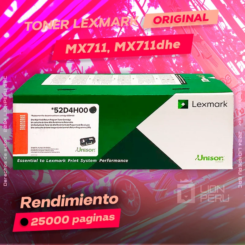 Toner LexMark MX711, MX711dhe Cartridge Original Negro, ofrece un rendimiento de Calidad a un super Precio, ingresa y consigue el tuyo… ¡¡YA!!