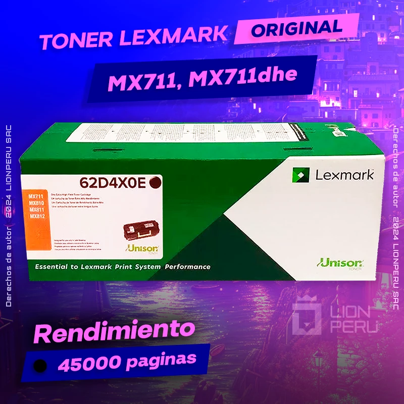 Toner LexMark MX711, MX711dhe Cartridge Original Negro, ofrece un rendimiento de Calidad a un super Precio, ingresa y consigue el tuyo… ¡¡YA!!