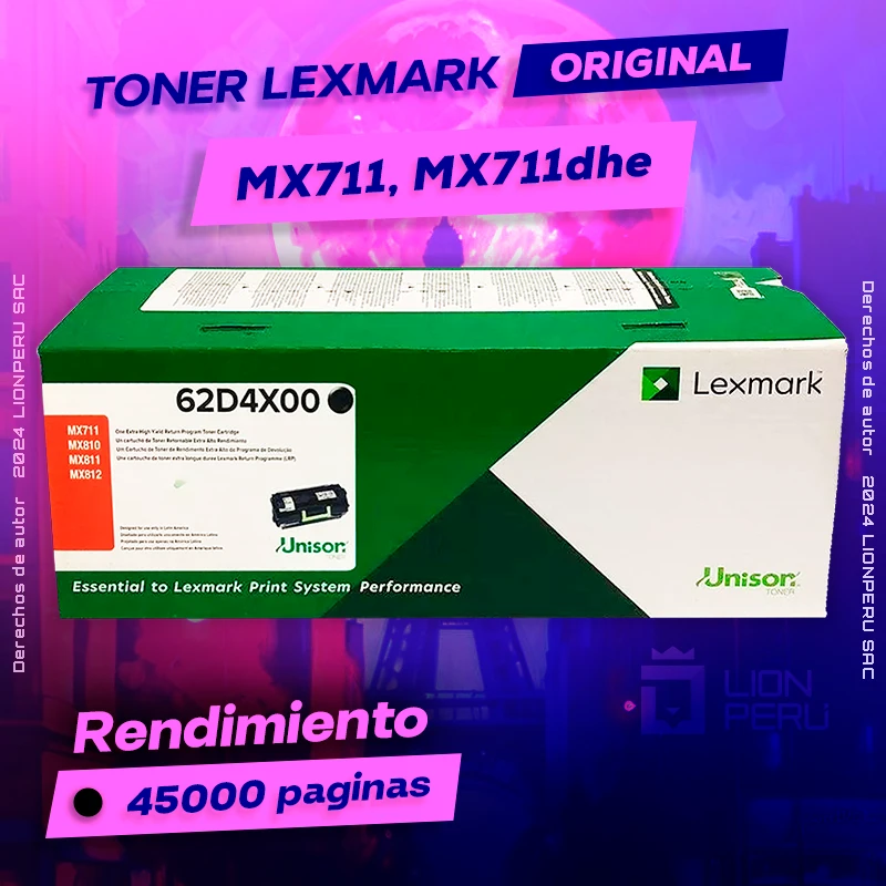 Toner LexMark MX711, MX711dhe Cartridge Original Negro, ofrece un rendimiento de Calidad a un super Precio, ingresa y consigue el tuyo… ¡¡YA!!