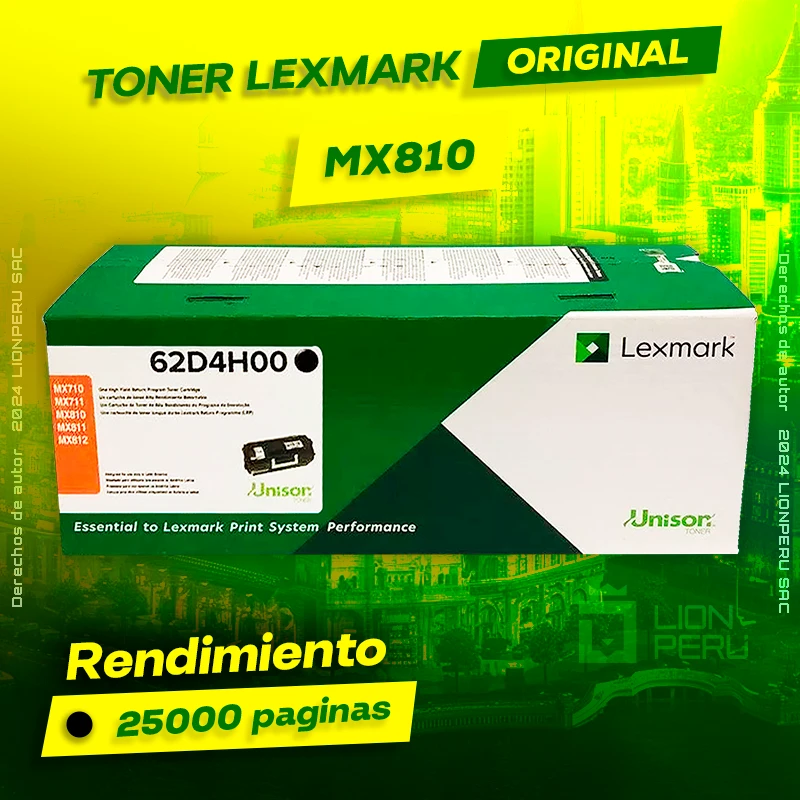 Toner LexMark MX810 Laser Cartridge Original Negro, ofrece un rendimiento de Calidad a un super Precio, ingresa y consigue el tuyo… ¡¡YA!!