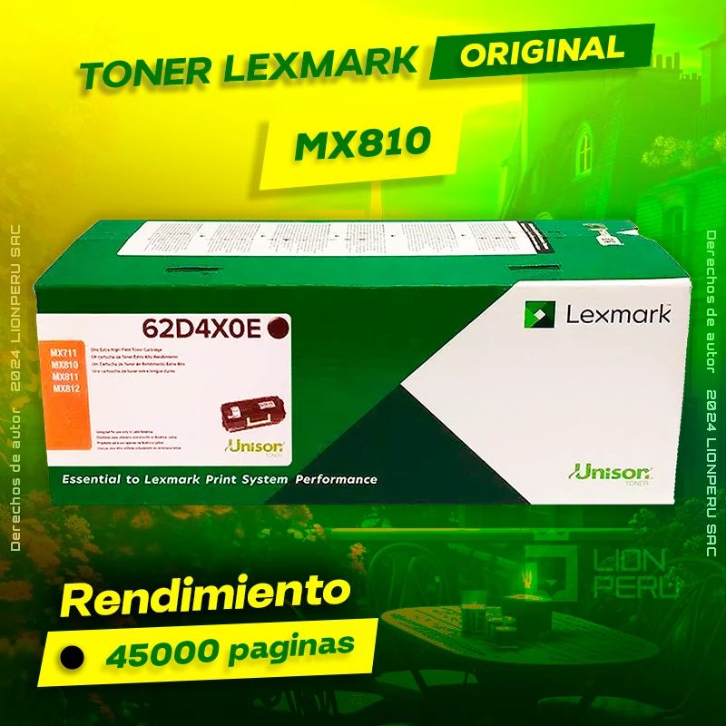 Toner LexMark MX810 Laser Cartridge Original Negro, ofrece un rendimiento de Calidad a un super Precio, ingresa y consigue el tuyo… ¡¡YA!!