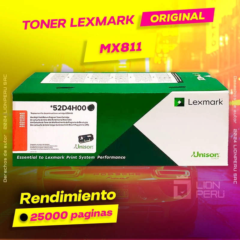 Toner LexMark MX811 Laser Cartridge Original Negro, ofrece un rendimiento de Calidad a un super Precio, ingresa y consigue el tuyo… ¡¡YA!!