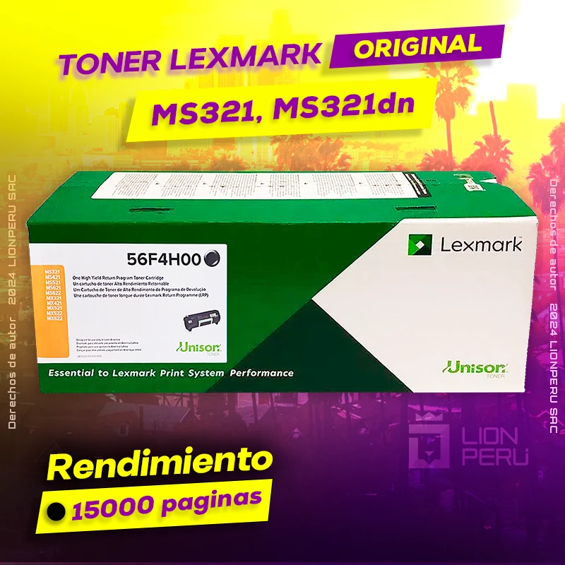Toner Lexmark MS321, MS321dn Cartridge Original Negro, ofrece un rendimiento de Calidad a un super Precio, ingresa y consigue el tuyo… ¡¡YA!!