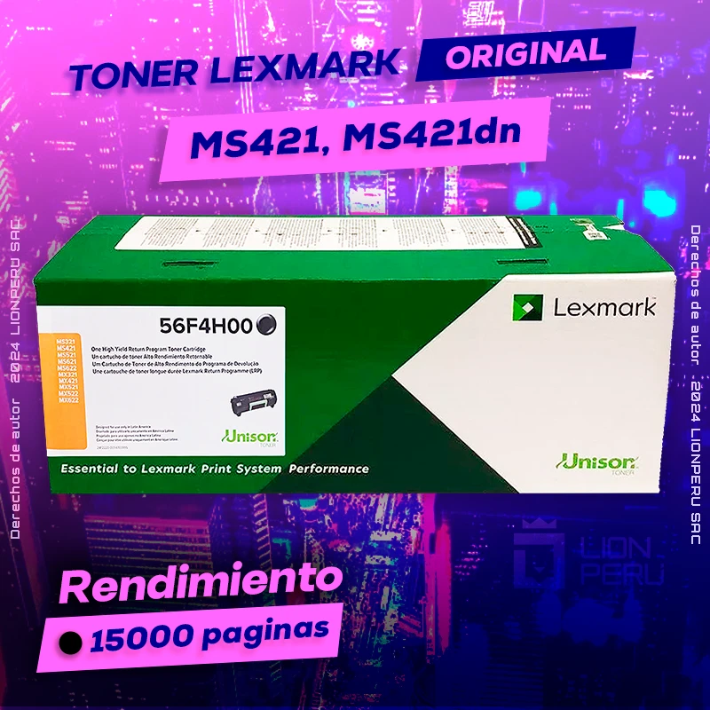 Toner Lexmark MS421, MS421dn Cartridge Original Negro, ofrece un rendimiento de Calidad a un super Precio, ingresa y consigue el tuyo… ¡¡YA!!