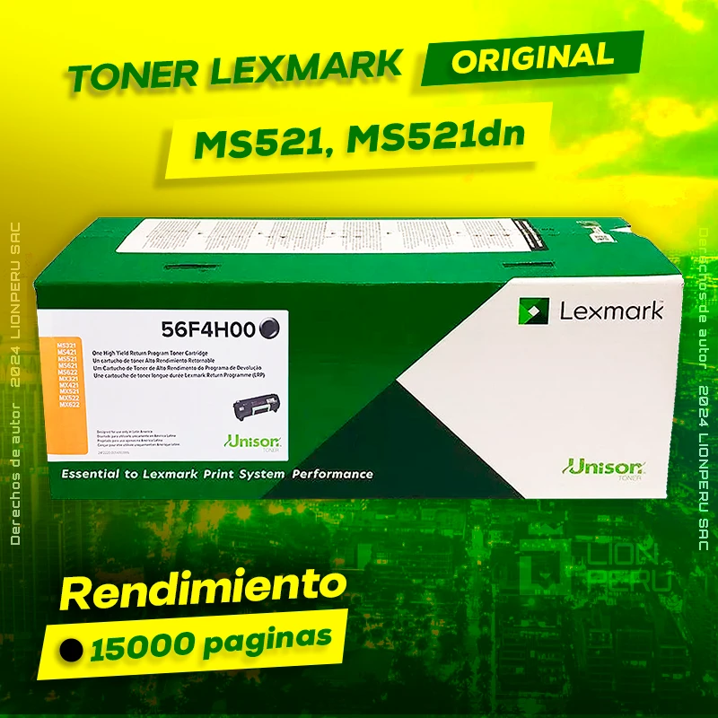 Toner Lexmark MS521, MS521dn Cartridge Original Negro, ofrece un rendimiento de Calidad a un super Precio, ingresa y consigue el tuyo… ¡¡YA!!