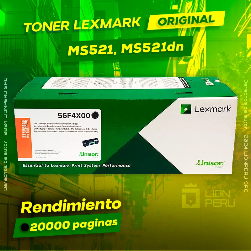 Toner Lexmark MS521, MS521dn Cartridge Original Negro, ofrece un rendimiento de Calidad a un super Precio, ingresa y consigue el tuyo… ¡¡YA!!