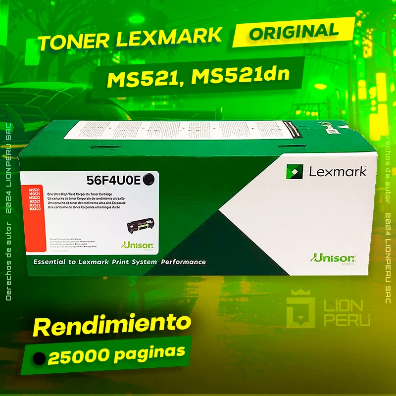 Toner Lexmark MS521, MS521dn Cartridge Original Negro, ofrece un rendimiento de Calidad a un super Precio, ingresa y consigue el tuyo… ¡¡YA!!