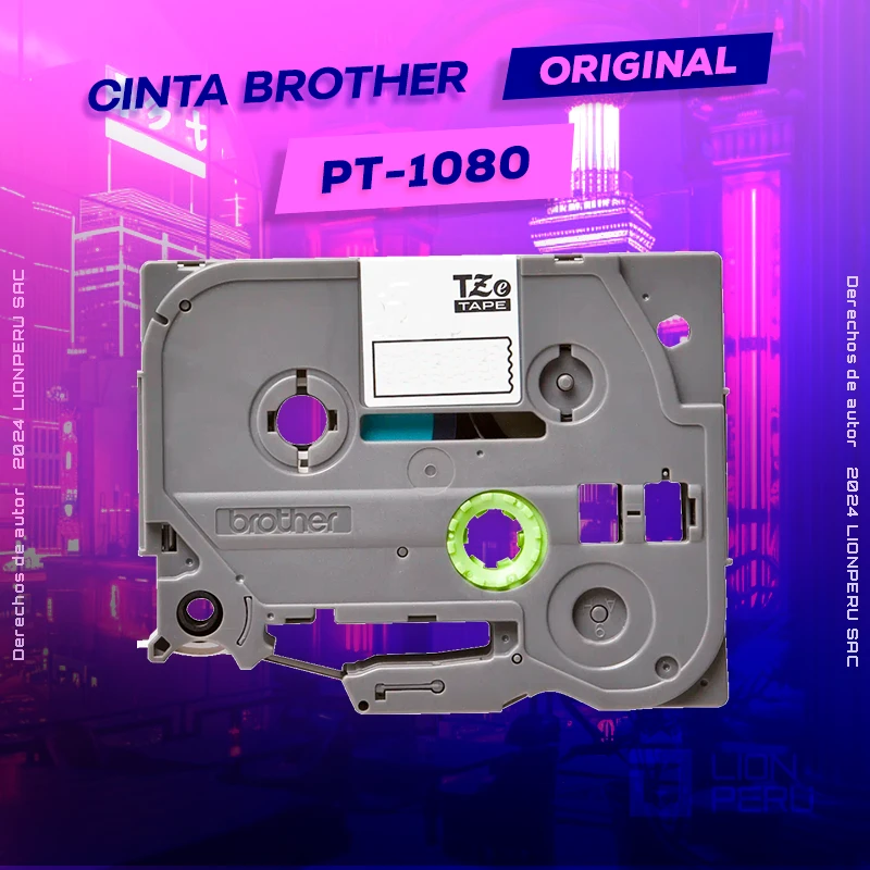 Cinta Brother PT-1080 Cartridge P-Touch Rotuladora, ofrece un rendimiento de Calidad a un super Precio, ingresa y consigue el tuyo… ¡¡YA!!