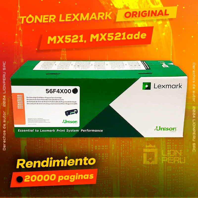 Toner Lexmark MX521, MX521ade Cartridge Original Negro, ofrece un rendimiento de Calidad a un super Precio, ingresa y consigue el tuyo… ¡¡YA!!