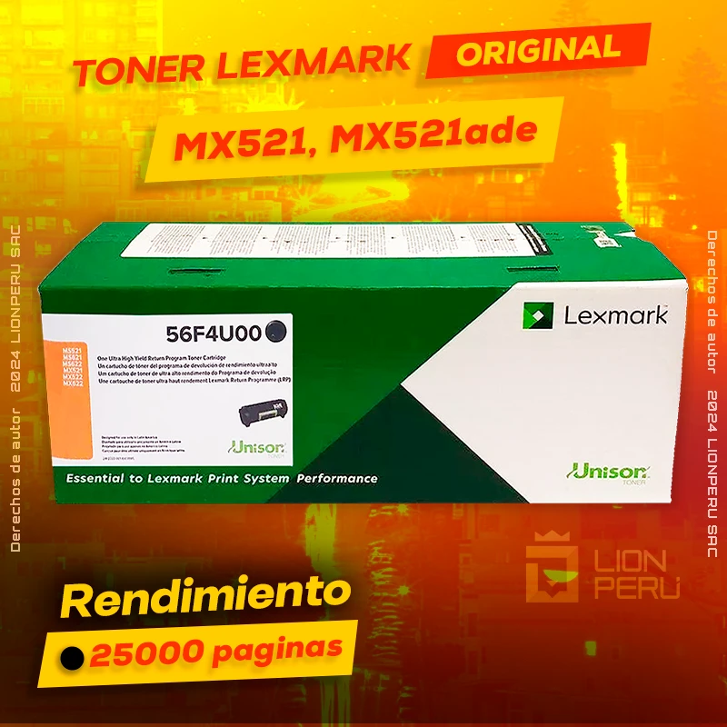 Toner Lexmark MX521, MX521ade Cartridge Original Negro, ofrece un rendimiento de Calidad a un super Precio, ingresa y consigue el tuyo… ¡¡YA!!