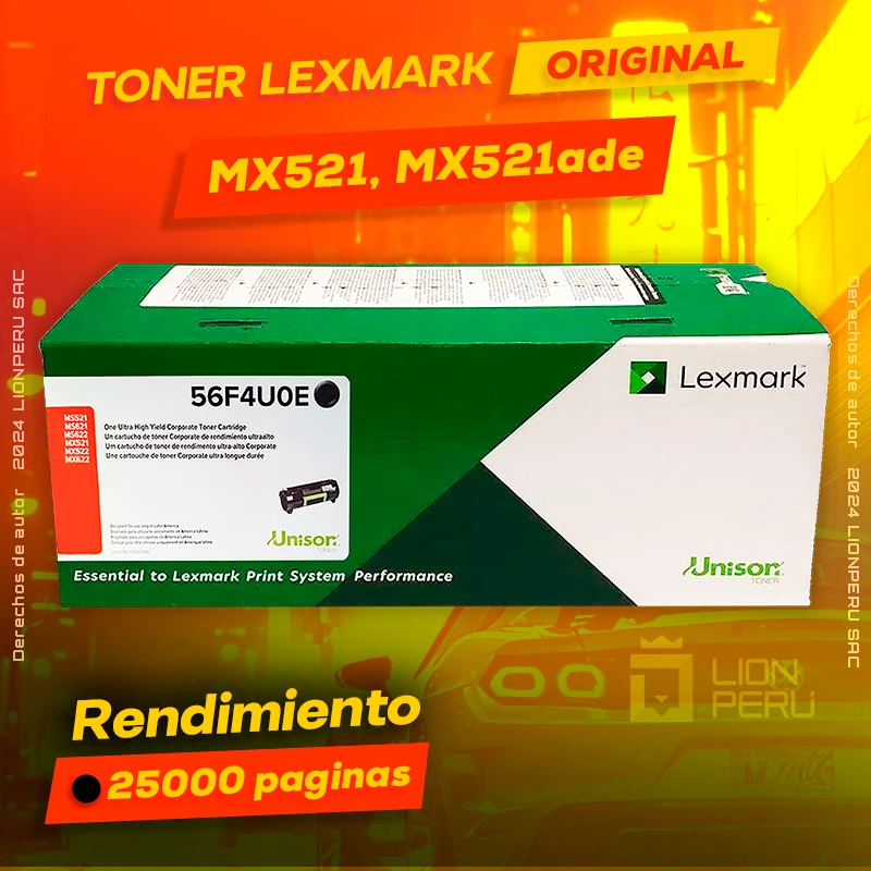 Toner Lexmark MX521, MX521ade Cartridge Original Negro, ofrece un rendimiento de Calidad a un super Precio, ingresa y consigue el tuyo… ¡¡YA!!