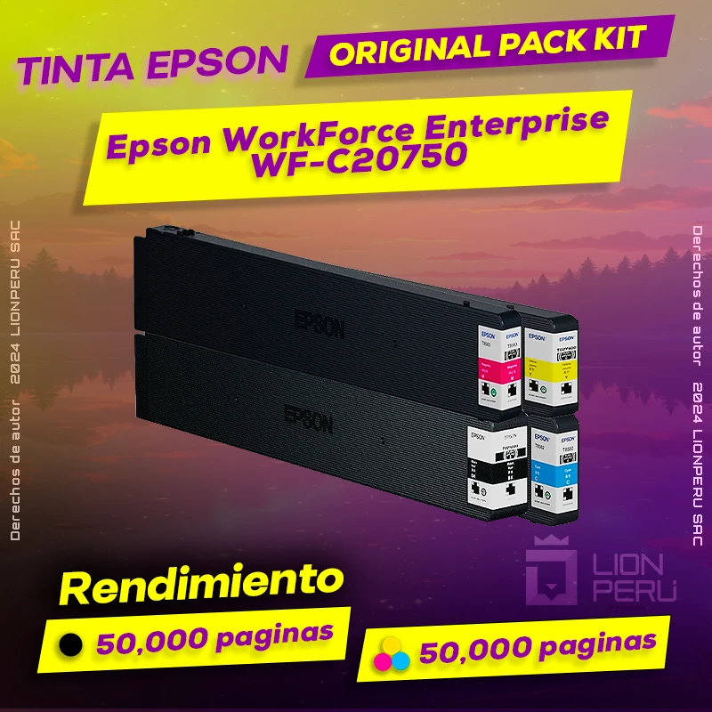 Tinta Epson WorkForce Pro WF-C5290 Cartucho Original