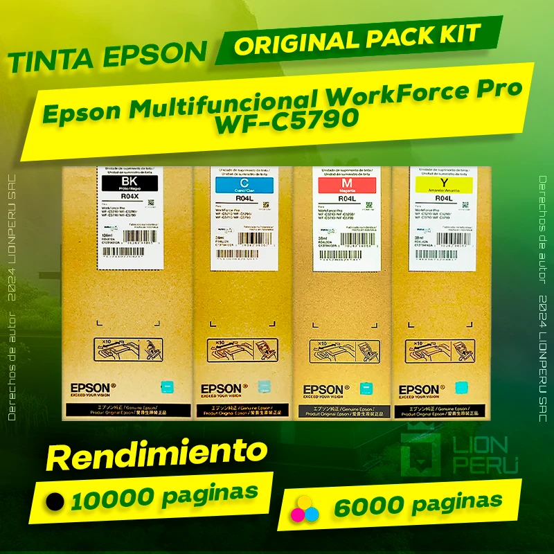 Tinta Epson WorkForce Pro WF-C5790 Cartucho Original