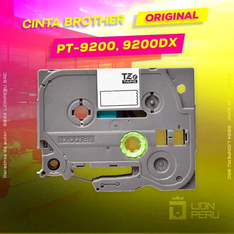 Cinta Brother PT-9200, 9200DX Cartridge P-Touch Rotuladora, ofrece un rendimiento de Calidad a un super Precio, ingresa y consigue el tuyo… ¡¡YA!!