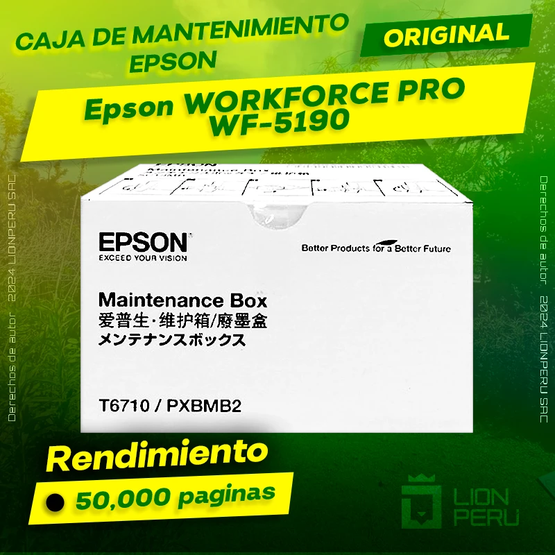Caja de Mantenimiento Epson WF-5190 WORKFORCE PRO Original