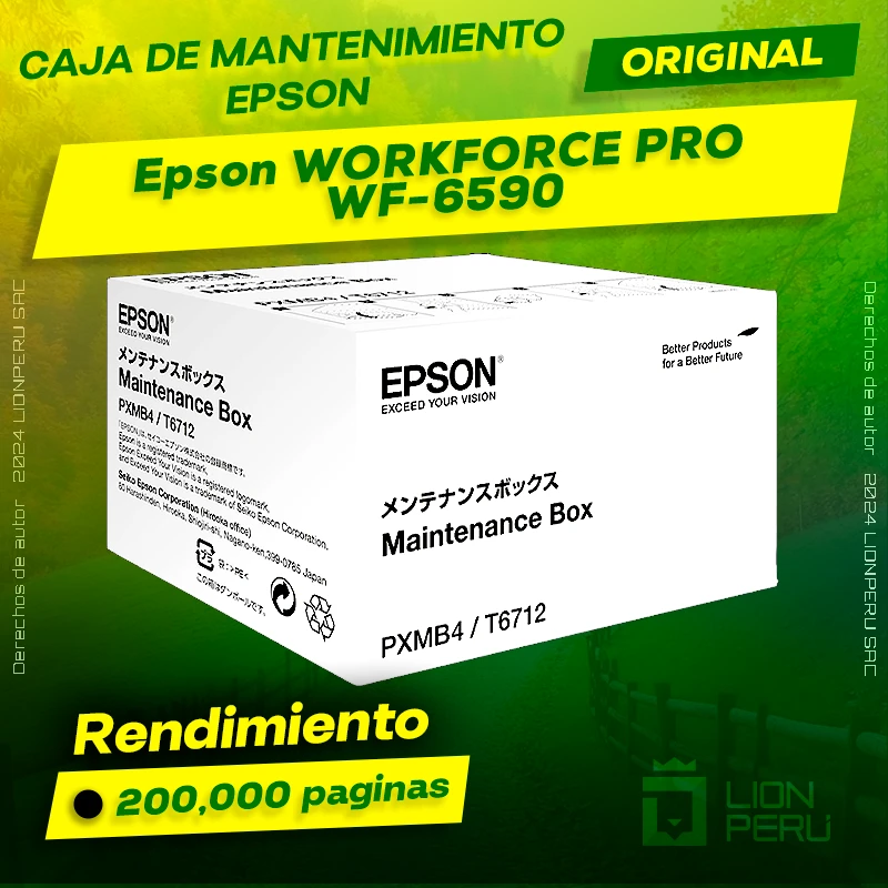 Caja de Mantenimiento Epson WF-6590 WORKFORCE PRO Original
