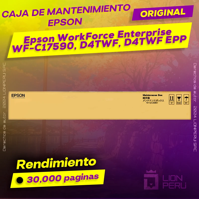 Caja de Mantenimiento Epson WF-C17590, D4TWF, D4TWF EPP Original