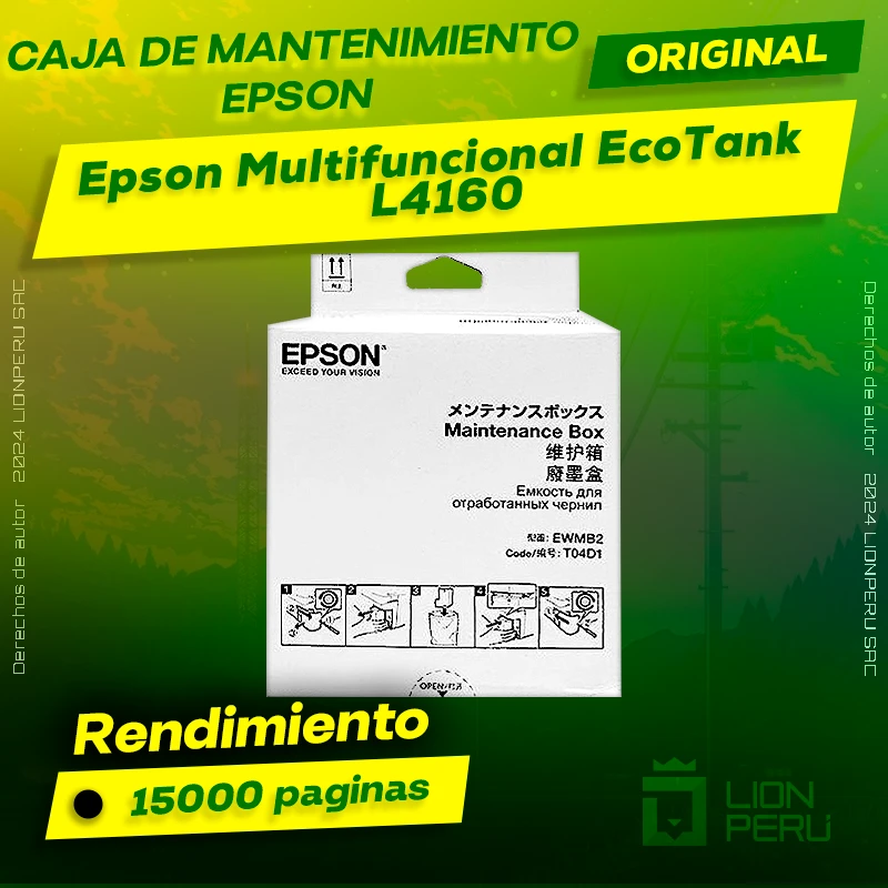 Caja de Mantenimiento Epson L4160 Ecotank Original
