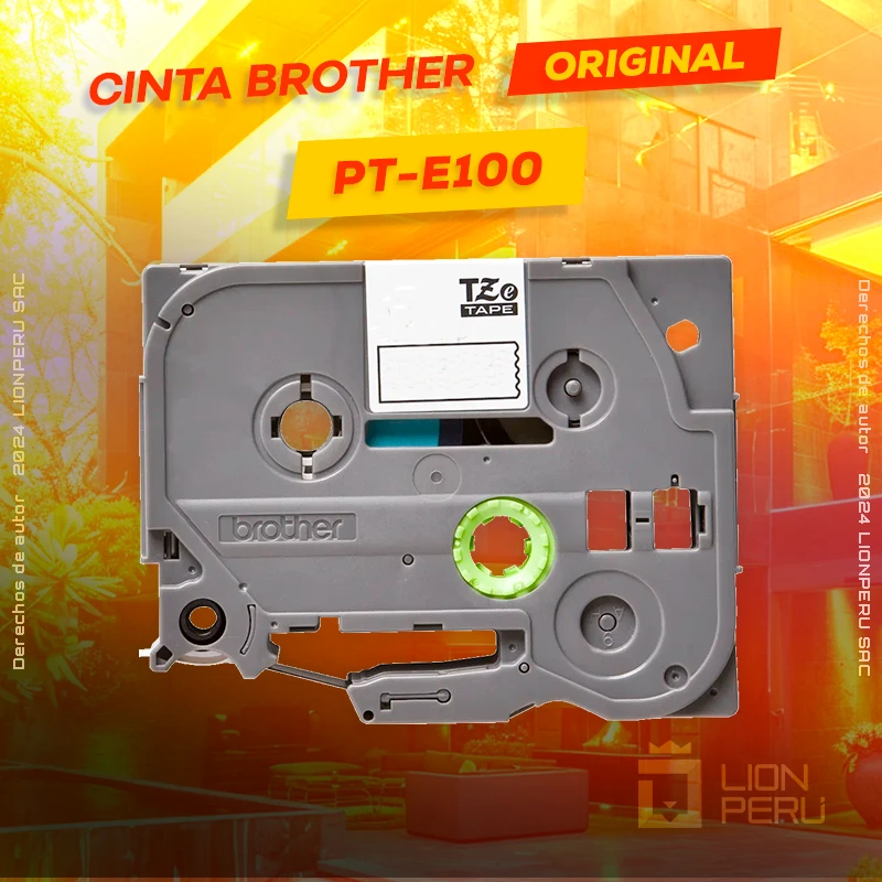 Cinta Brother PT-E100 Cartridges P-Touch Rotuladora, ofrece un rendimiento de Calidad a un super Precio, ingresa y consigue el tuyo… ¡¡YA!!