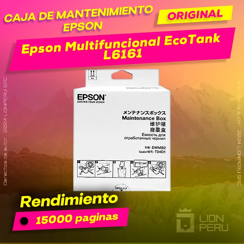 Caja de Mantenimiento Epson L6161 EcoTank Original