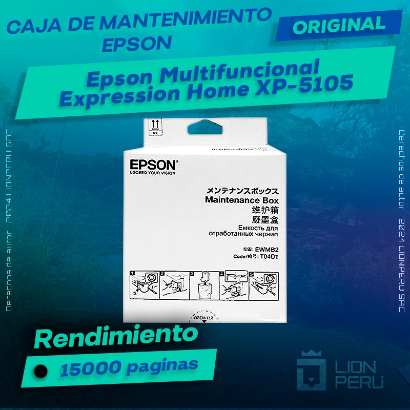 Caja de Mantenimiento Epson XP-5105 Expression Original