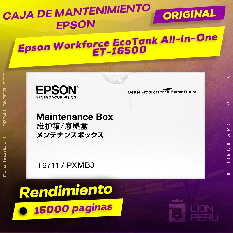 Caja de Mantenimiento Epson ET-16500 Workforce EcoTank All-in-One