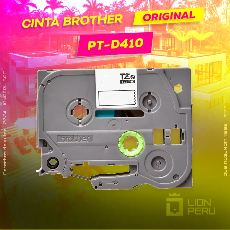 Cinta Brother PT-D410 Cartridge P-Touch Rotuladora, ofrece un rendimiento de Calidad a un super Precio, ingresa y consigue el tuyo… ¡¡YA!!