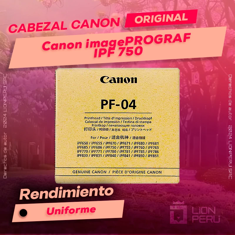Cabezal Canon IPF 750 imagePROGRAF Cartucho Original