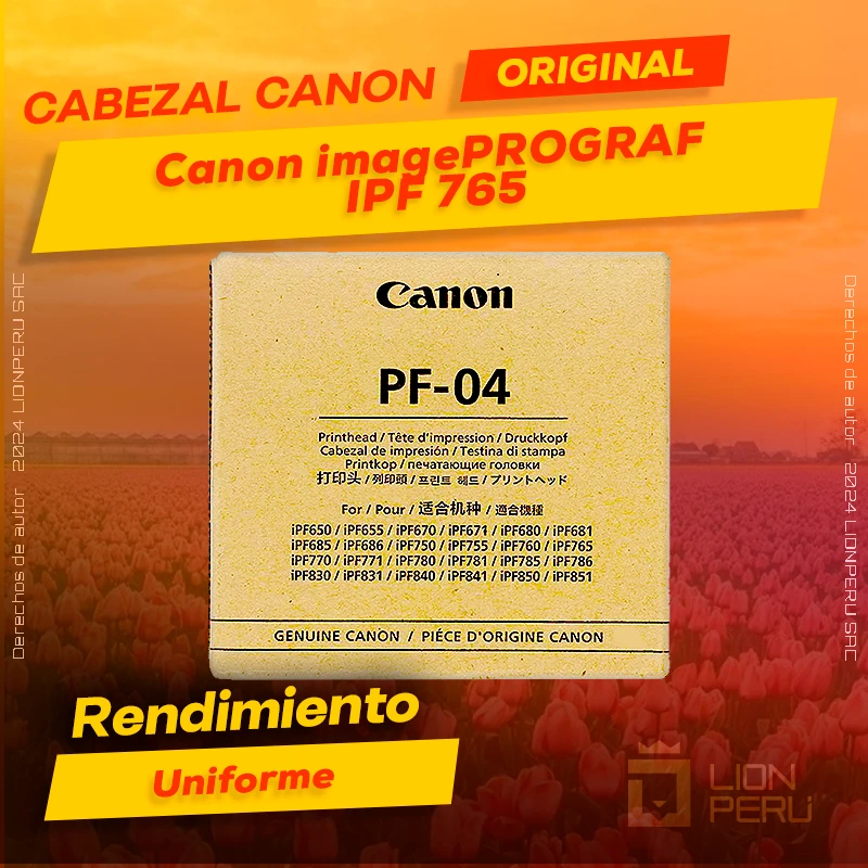 Cabezal Canon IPF 765 imagePROGRAF Cartucho Original