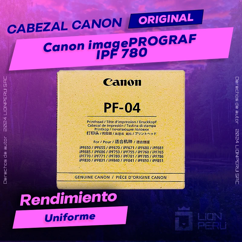 Cabezal Canon IPF 780 imagePROGRAF Cartucho Original