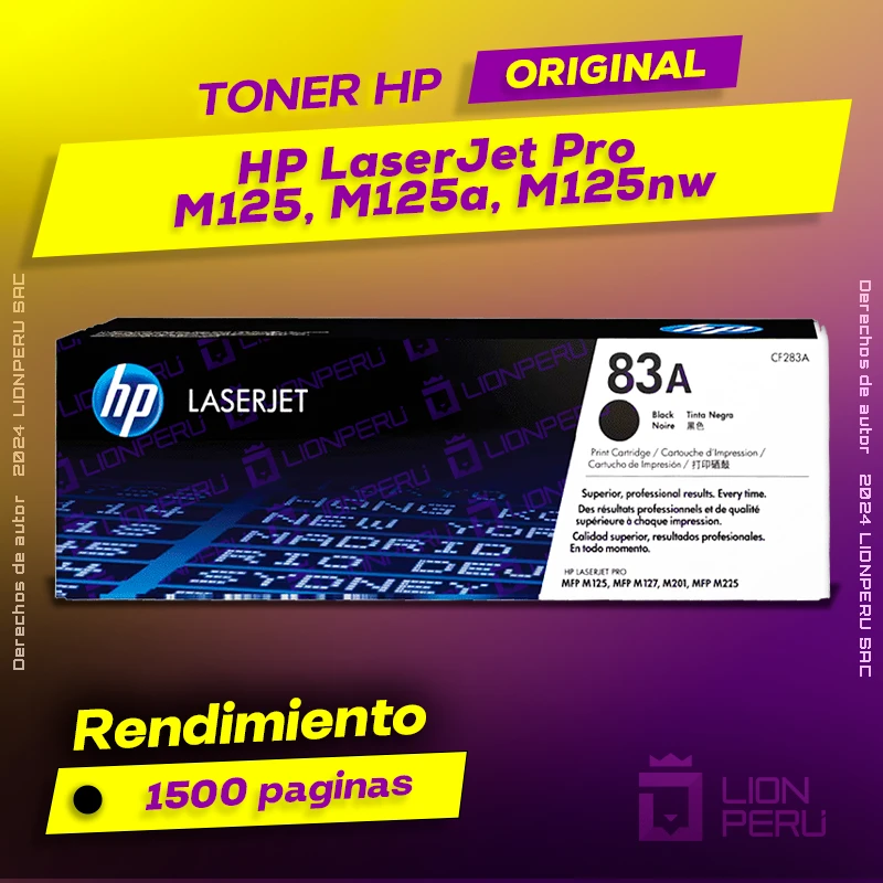 Toner HP LaserJet Pro M125, M125a, M125nw Original