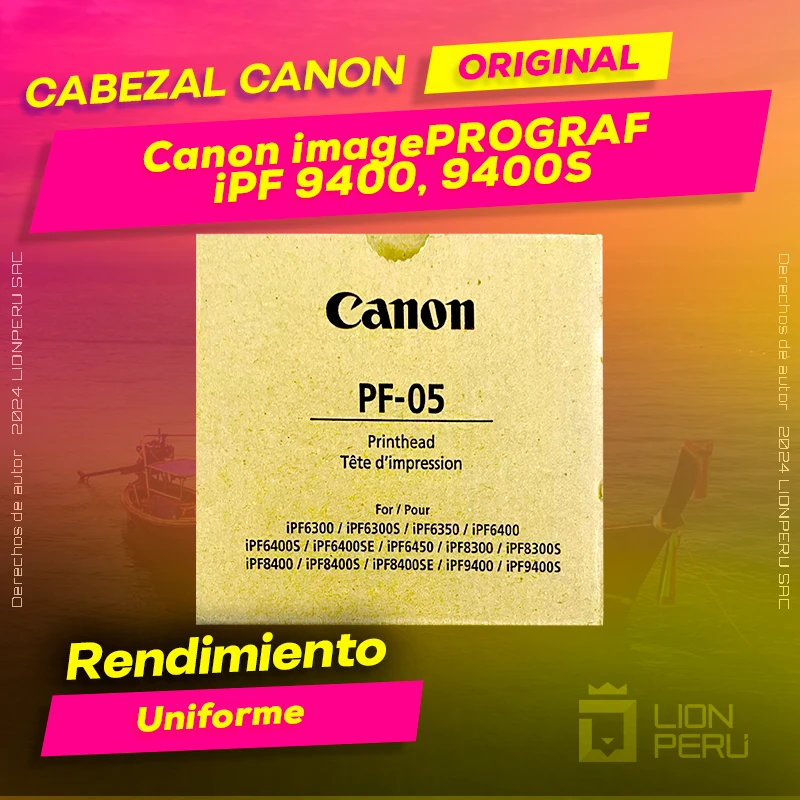 Cabezal Canon iPF 9400, 9400S imagePROGRAF Cartucho Original