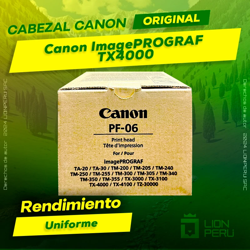 Cabezal Canon TX4000 ImagePROGRAF Cartucho Original
