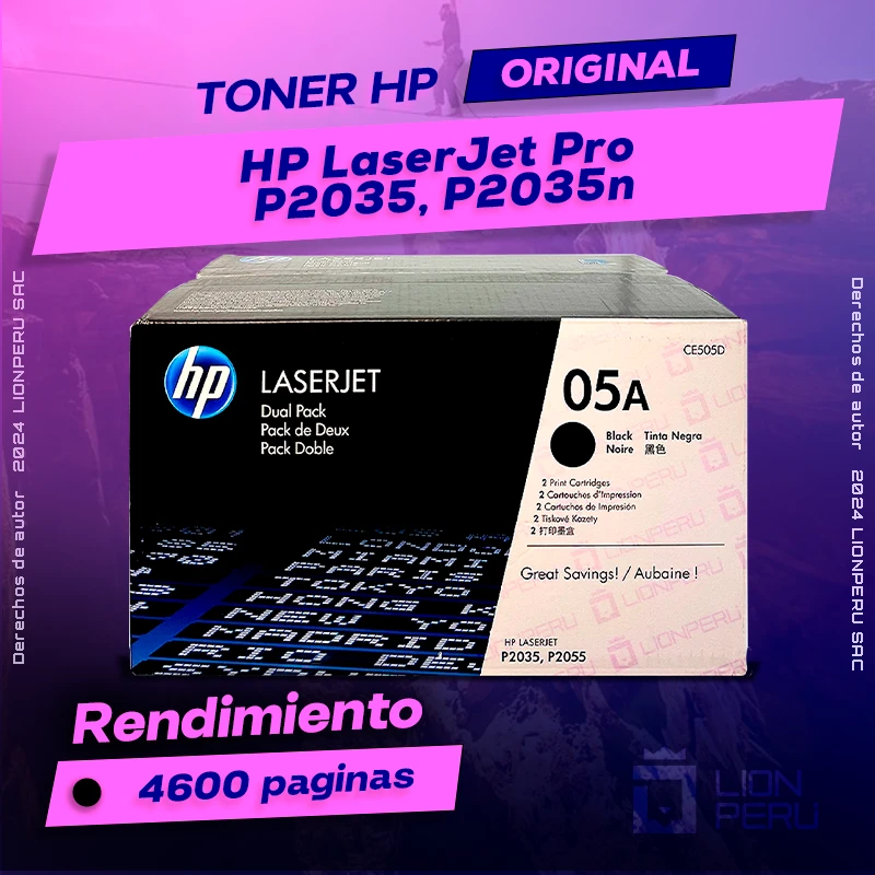 Toner HP LaserJet Pro P2035, P2035n Original