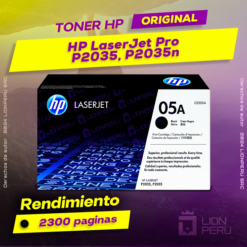 Toner HP LaserJet Pro P2035, P2035n Original