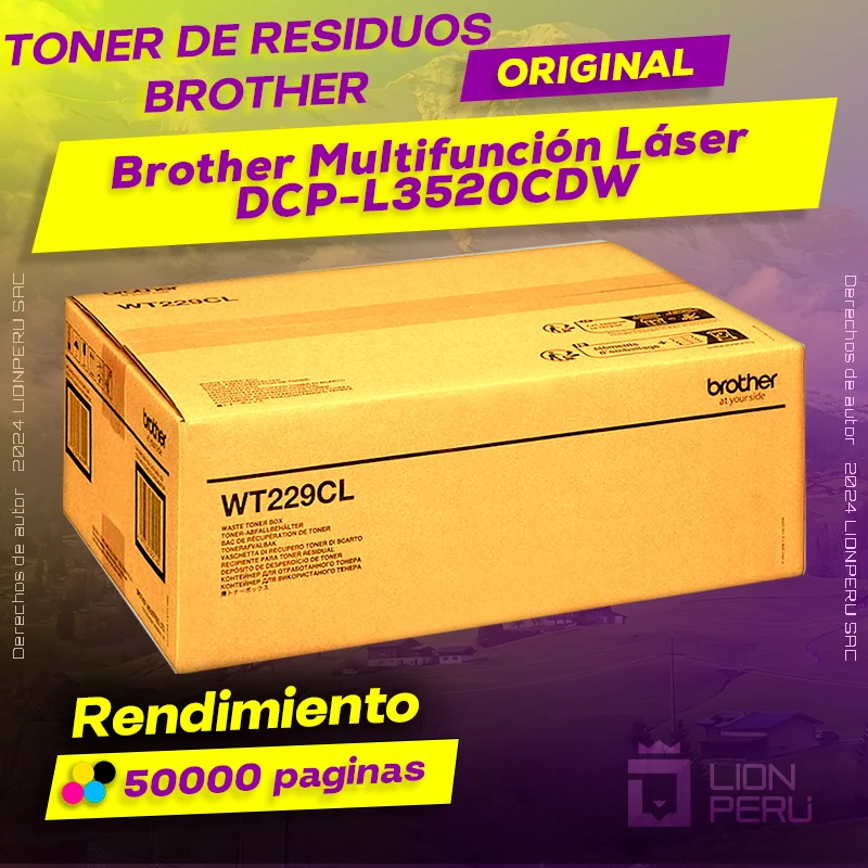 Toner de residuos Brother DCP-L3520CDW Cartucho Original