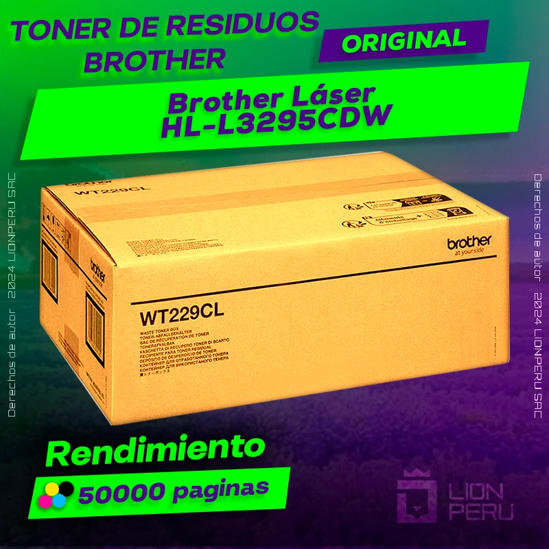 Toner de residuos Brother HL-L3295CDW Cartucho Original