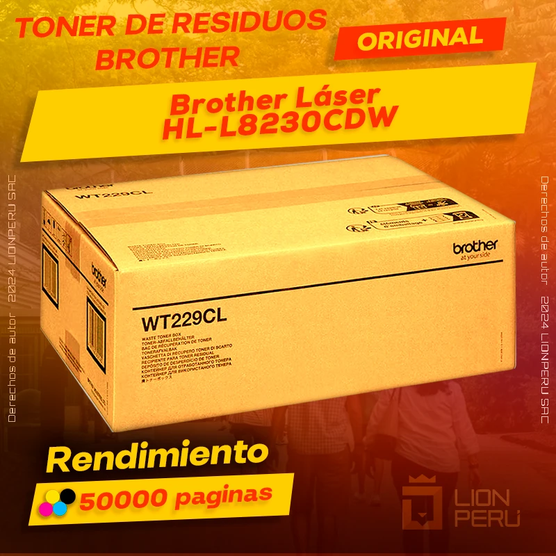 Toner de residuos Brother HL-L8230CDW Cartucho Original