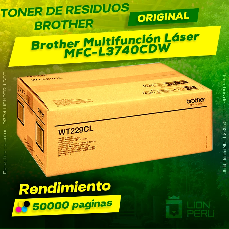 Toner de residuos Brother MFC-L3740CDW Cartucho Original