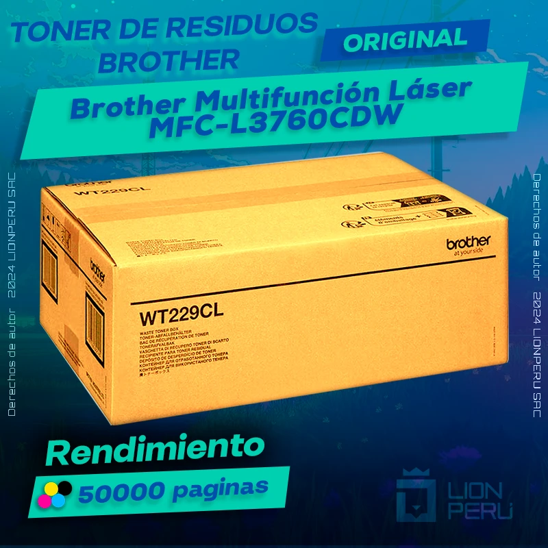 Toner de residuos Brother MFC-L3760CDW Cartucho Original