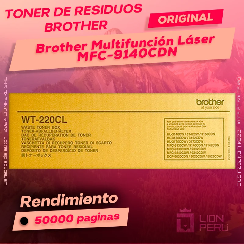 Toner de residuos Brother MFC-9140CDN Láser Original