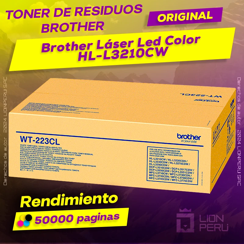 Toner de Residuos Brother HL-L3210CW Laser Original