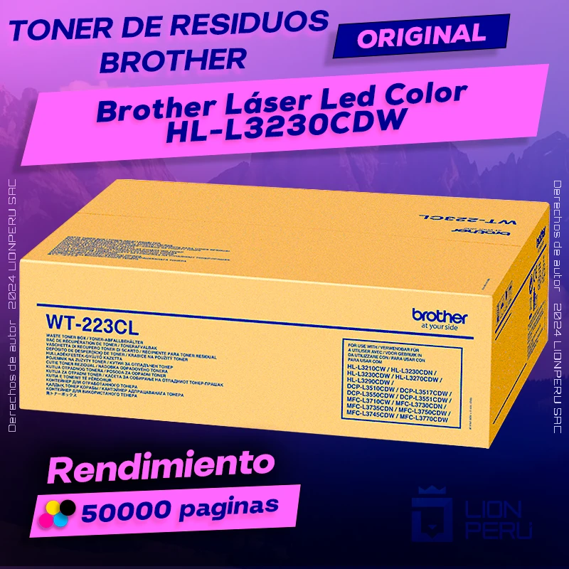 Toner de Residuos Brother HL-L3230CDW Laser Original