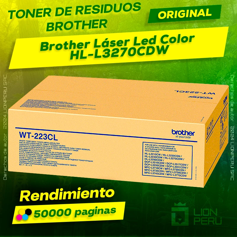 Toner de Residuos Brother HL-L3270CDW Laser Original