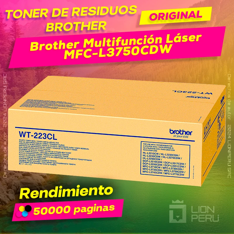 Toner de Residuos Brother MFC-L3750CDW Multifunción Láser